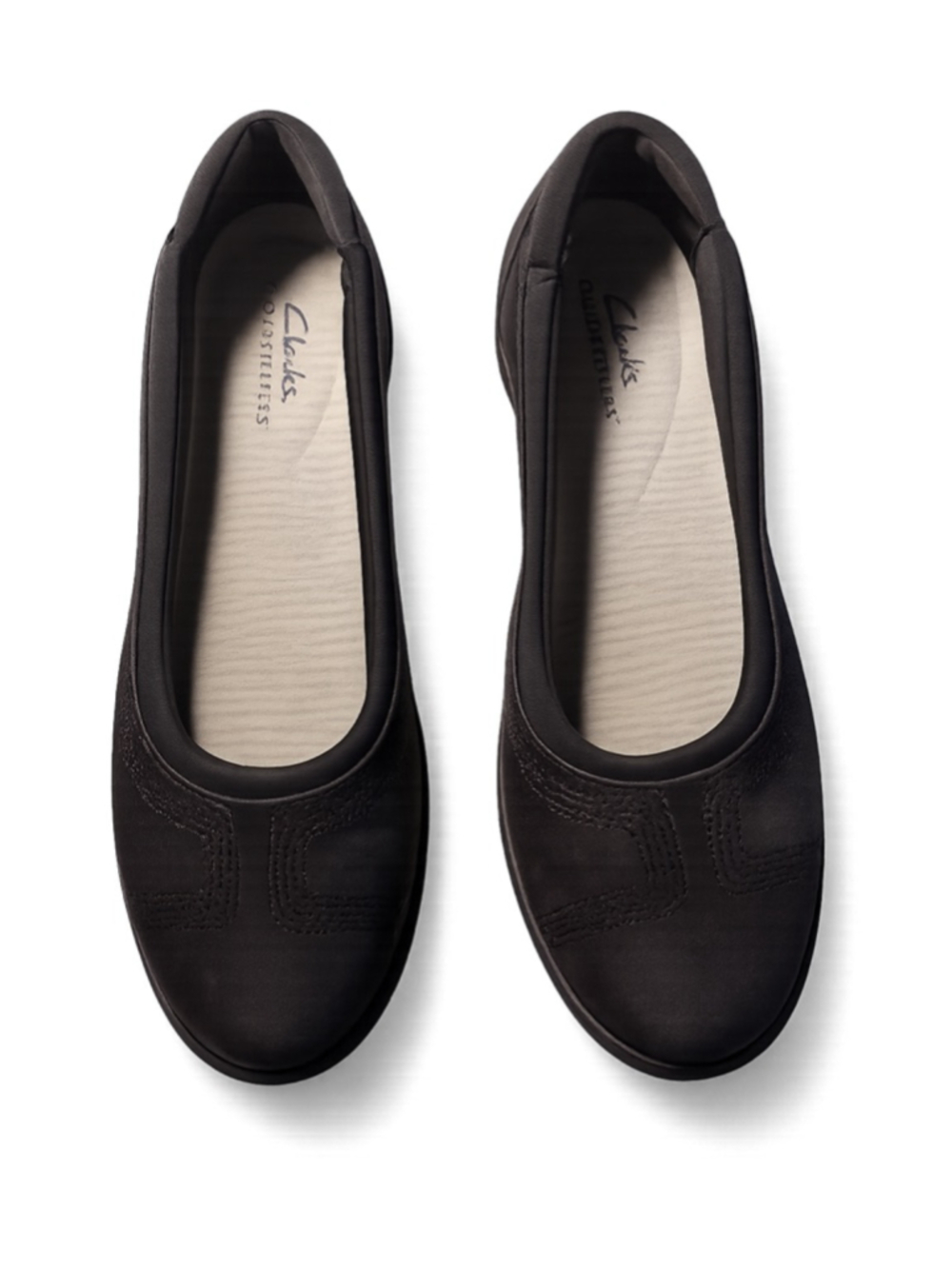 Clarks Cloudsteppers Women’s Black Flats Size 8.5